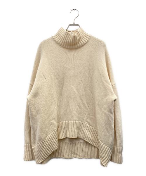 CINOH（チノ）CINOH (チノ) 厚手ニット　オーバーサイズハイネックニット ベージュ サイズ:38の古着・服飾アイテム