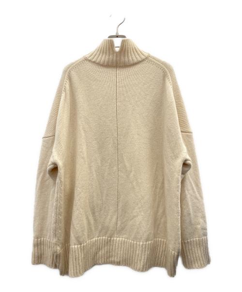 CINOH（チノ）CINOH (チノ) 厚手ニット　オーバーサイズハイネックニット ベージュ サイズ:38の古着・服飾アイテム