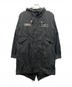 WIND AND SEAウィンダンシー）の古着「モッズコート」｜ブラック