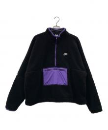 NIKE（ナイキ）の古着「フリースジャケット」｜ブラック×パープル