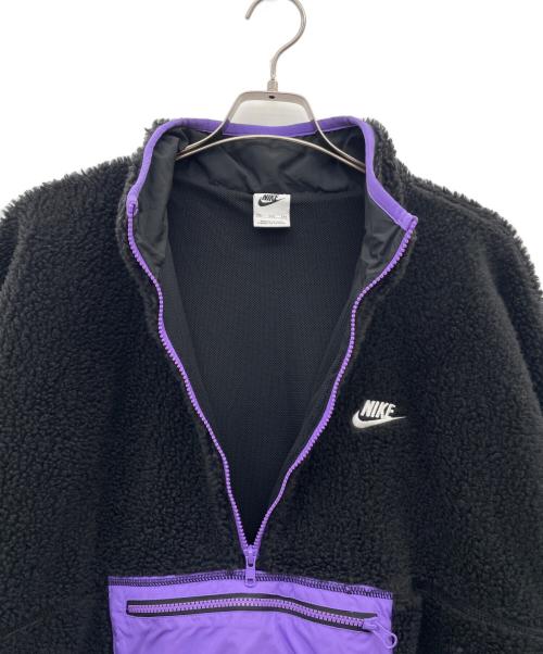 NIKE（ナイキ）NIKE (ナイキ) フリースジャケット ブラック×パープル サイズ:XXLの古着・服飾アイテム
