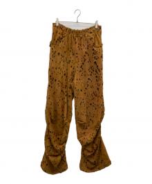 SYUMAN.（シュウマン）の古着「Sloppy gather trousers」｜ブラウン