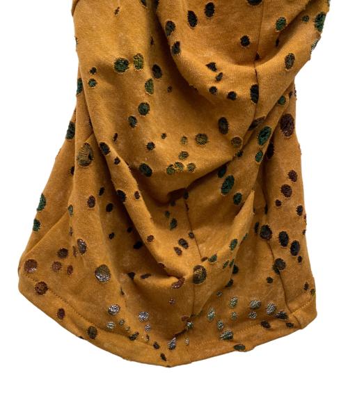 SYUMAN.（シュウマン）SYUMAN. (シュウマン) Sloppy gather trousers ブラウン サイズ:2の古着・服飾アイテム