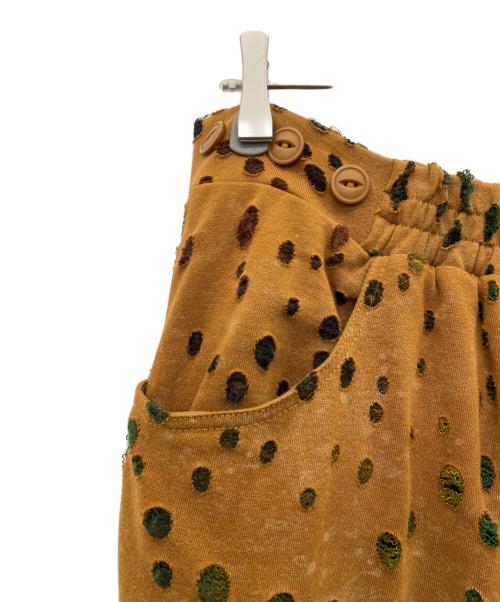 SYUMAN.（シュウマン）SYUMAN. (シュウマン) Sloppy gather trousers ブラウン サイズ:2の古着・服飾アイテム