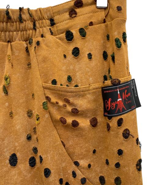 SYUMAN.（シュウマン）SYUMAN. (シュウマン) Sloppy gather trousers ブラウン サイズ:2の古着・服飾アイテム