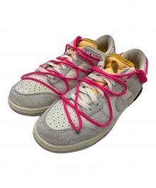 NIKE×OFFWHITE（ナイキ×オフホワイト）の古着「Dunk Low "Sail/Neutral Gray/Hyper Pink"」｜グレー×ピンク