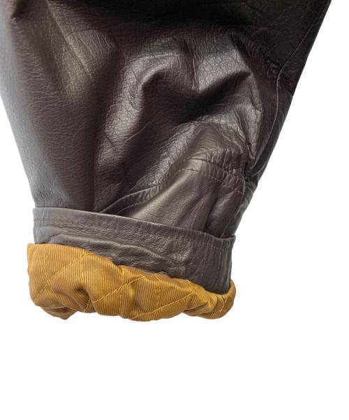 HARLEY-DAVIDSON（ハーレーダビッドソン）HARLEY-DAVIDSON (ハーレーダビッドソン) レザージャケット ブラウン サイズ:Lの古着・服飾アイテム