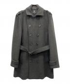 BURBERRY BLACK LABELバーバリーブラックレーベル）の古着「カシミヤコート」｜グレー