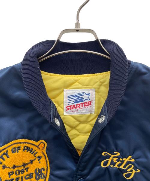STARTER（スターター）STARTER (スターター) スタジャン ネイビー サイズ:Ｌの古着・服飾アイテム