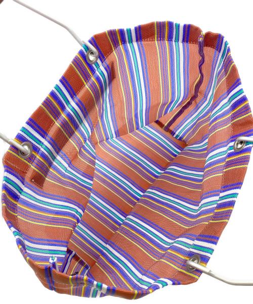 MARNI（マルニ）MARNI (マルニ) フラワーカフェ ストライプバッグの古着・服飾アイテム