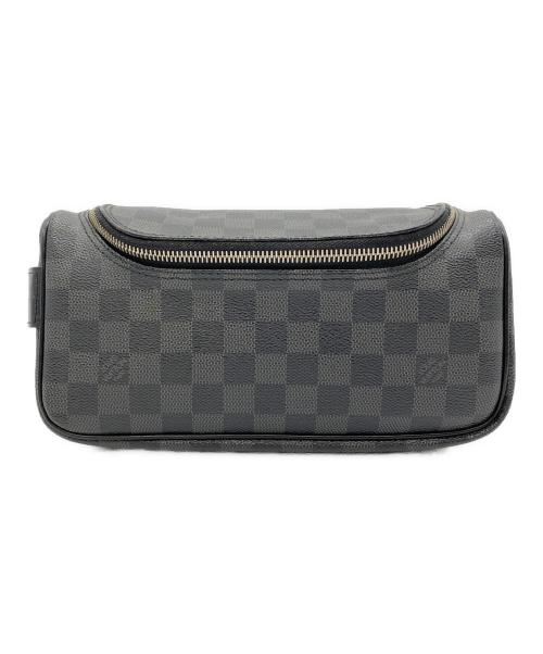LOUIS VUITTON（ルイ ヴィトン）LOUIS VUITTON (ルイ ヴィトン) ダミエ グラフィット トワレポーチ ブラックの古着・服飾アイテム