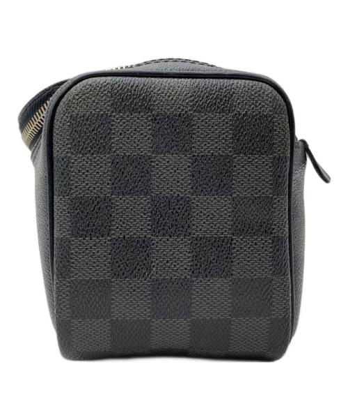 LOUIS VUITTON（ルイ ヴィトン）LOUIS VUITTON (ルイ ヴィトン) ダミエ グラフィット トワレポーチ ブラックの古着・服飾アイテム