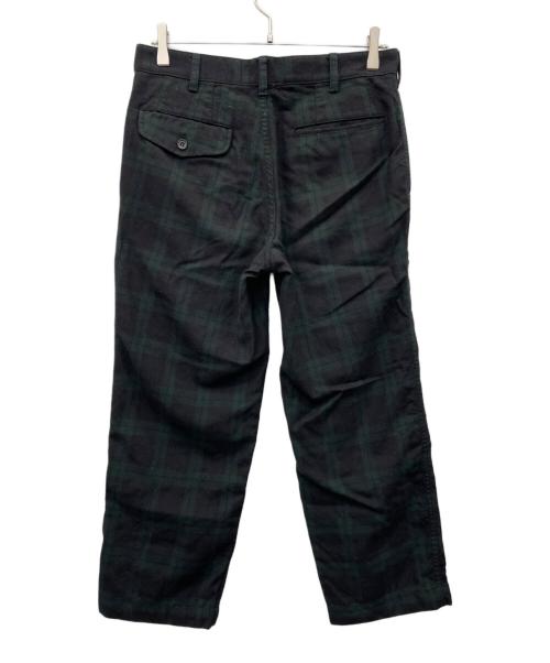 COMME des GARCONS HOMME（コムデギャルソン オム）COMME des GARCONS HOMME (コムデギャルソン オム) ウールパンツ ネイビー×グリーン サイズ:Ｓの古着・服飾アイテム