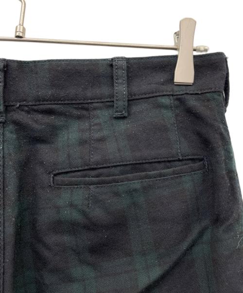 COMME des GARCONS HOMME（コムデギャルソン オム）COMME des GARCONS HOMME (コムデギャルソン オム) ウールパンツ ネイビー×グリーン サイズ:Ｓの古着・服飾アイテム