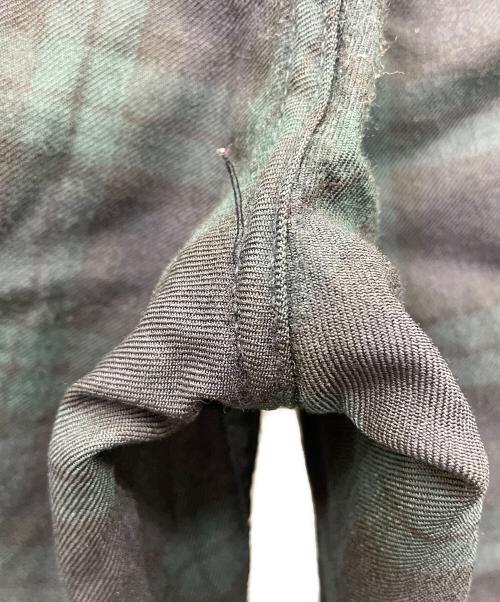 COMME des GARCONS HOMME（コムデギャルソン オム）COMME des GARCONS HOMME (コムデギャルソン オム) ウールパンツ ネイビー×グリーン サイズ:Ｓの古着・服飾アイテム