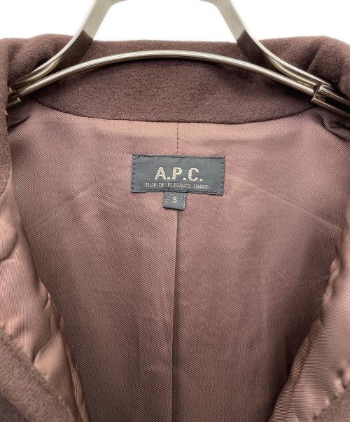A.P.C.（アーペーセー）A.P.C. (アーペーセー) ポンチョ ブラウン サイズ:Ｓの古着・服飾アイテム