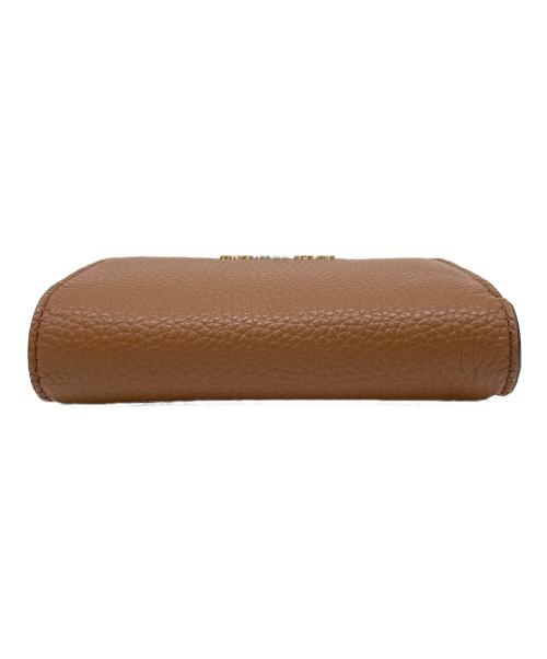 MICHAEL KORS（マイケルコース）MICHAEL KORS (マイケルコース) 2つ折り財布 ブラウンの古着・服飾アイテム