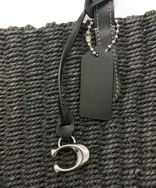 COACH（コーチ）COACH (コーチ) ストローラージトートバッグ ブラックの古着・服飾アイテム