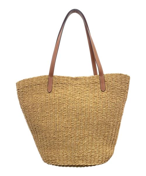 COACH（コーチ）COACH (コーチ) ストローラージトートバッグ ベージュの古着・服飾アイテム