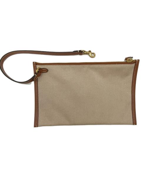 COACH（コーチ）COACH (コーチ) ストローラージトートバッグ ベージュの古着・服飾アイテム