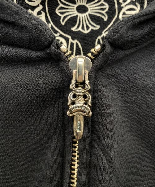 CHROME HEARTS（クロムハーツ）CHROME HEARTS (クロムハーツ) CHプラスダガージップパーカー ブラック サイズ:Sの古着・服飾アイテム