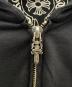 中古・古着 CHROME HEARTS (クロムハーツ) CHプラスダガージップパーカー ブラック サイズ:S：70000円