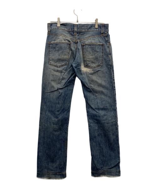 DOLCE & GABBANA（ドルチェ＆ガッバーナ）DOLCE & GABBANA (ドルチェ＆ガッバーナ) ダメージデニムパンツ ブルー サイズ:44の古着・服飾アイテム