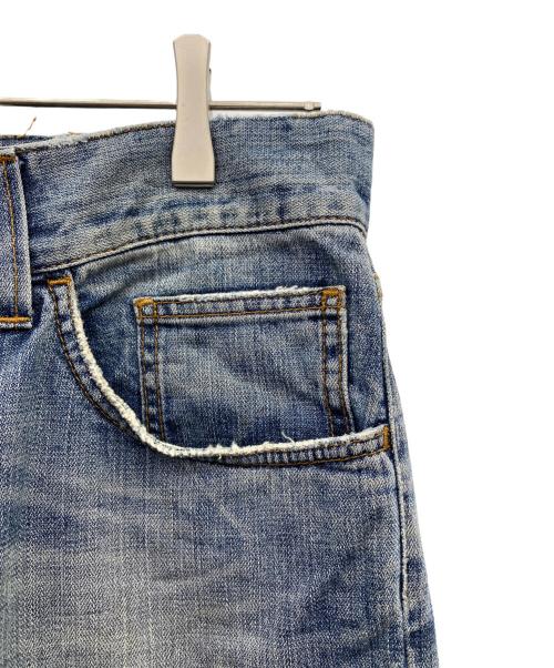 DOLCE & GABBANA（ドルチェ＆ガッバーナ）DOLCE & GABBANA (ドルチェ＆ガッバーナ) ダメージデニムパンツ ブルー サイズ:44の古着・服飾アイテム