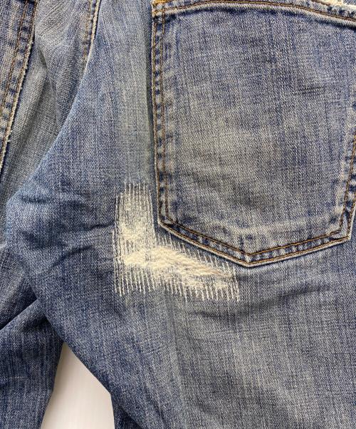 DOLCE & GABBANA（ドルチェ＆ガッバーナ）DOLCE & GABBANA (ドルチェ＆ガッバーナ) ダメージデニムパンツ ブルー サイズ:44の古着・服飾アイテム