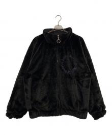 BACK STAGE PASS（バックステージパス）の古着「フェイクファーブルゾン」｜ブラック