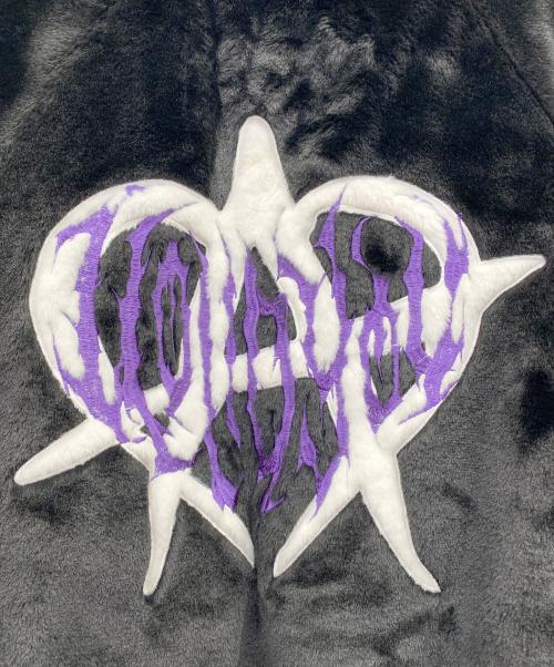 BACK STAGE PASS（バックステージパス）BACK STAGE PASS (バックステージパス) フェイクファーブルゾン ブラック サイズ:FREEの古着・服飾アイテム