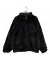BACK STAGE PASS（バックステージパス）の古着「フェイクファーブルゾン」｜ブラック