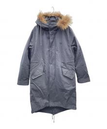 FRED PERRY（フレッドペリー）の古着「中綿コート」｜ブルー