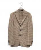 sartorioサルトリオ）の古着「2Bジャケット」｜ベージュ×グリーン