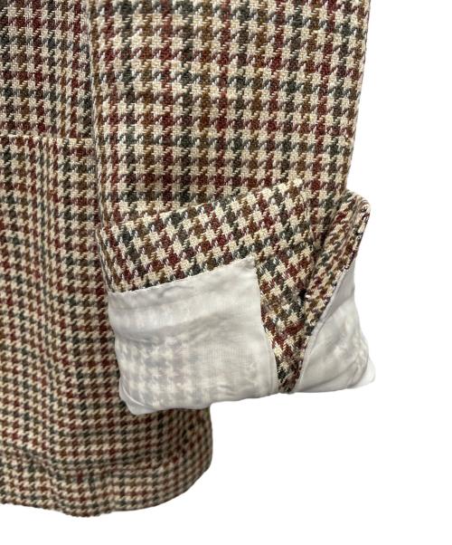 sartorio（サルトリオ）sartorio (サルトリオ) 2Bジャケット ベージュ×グリーン サイズ:42の古着・服飾アイテム