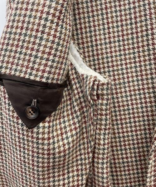 sartorio（サルトリオ）sartorio (サルトリオ) 2Bジャケット ベージュ×グリーン サイズ:42の古着・服飾アイテム