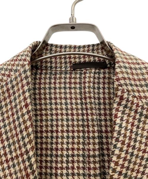 sartorio（サルトリオ）sartorio (サルトリオ) 2Bジャケット ベージュ×グリーン サイズ:42の古着・服飾アイテム