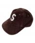 Supreme（シュプリーム）の古着「Corduroy S Logo 6-Panel」｜ブラウン