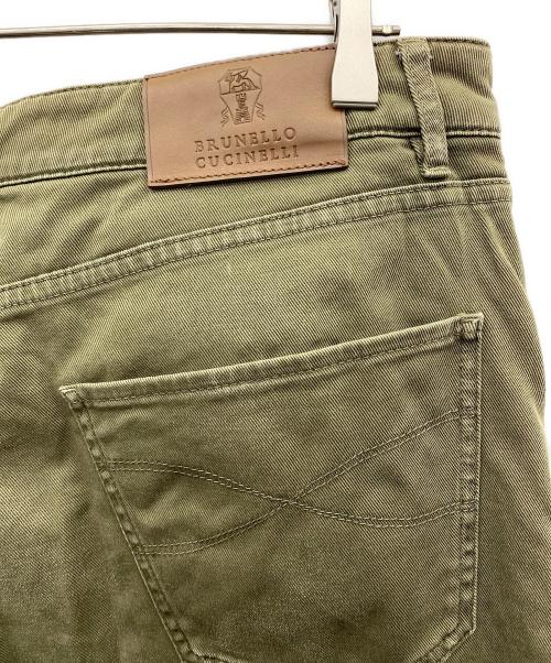 BRUNELLO CUCINELLI（ブルネロクチネリ）BRUNELLO CUCINELLI (ブルネロクチネリ) デニムパンツ カーキ サイズ:50の古着・服飾アイテム
