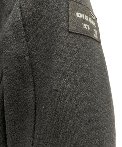 DIESEL（ディーゼル）DIESEL (ディーゼル) Pコート ブラック サイズ:Ｓの古着・服飾アイテム
