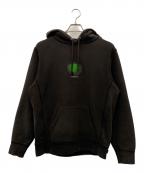 SUPREMEシュプリーム）の古着「Apple Hooded Sweatshirt」｜ブラック