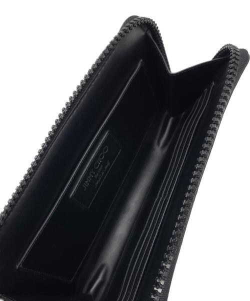 JIMMY CHOO（ジミーチュウ）JIMMY CHOO (ジミーチュウ) クラッチバッグ ブラックの古着・服飾アイテム