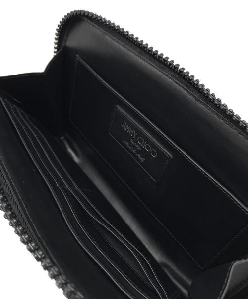 JIMMY CHOO（ジミーチュウ）JIMMY CHOO (ジミーチュウ) クラッチバッグ ブラックの古着・服飾アイテム