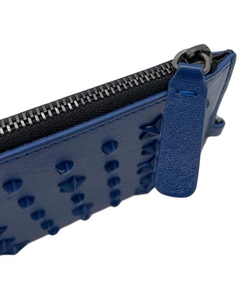 JIMMY CHOO（ジミーチュウ）JIMMY CHOO (ジミーチュウ) フラグメントケース ブラック×ブルーの古着・服飾アイテム