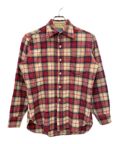 PENDLETON（ペンドルトン）PENDLETON (ペンドルトン) 長袖シャツ レッド サイズ:Mの古着・服飾アイテム