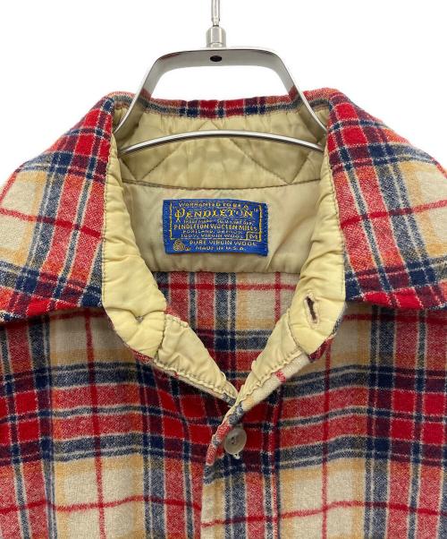 PENDLETON（ペンドルトン）PENDLETON (ペンドルトン) 長袖シャツ レッド サイズ:Mの古着・服飾アイテム
