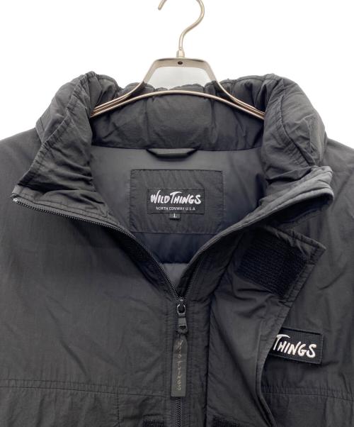 WILD THINGS（ワイルドシングス）WILD THINGS (ワイルドシングス) ダウンジャケット ブラック サイズ:Lの古着・服飾アイテム
