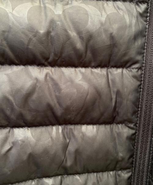 COACH（コーチ）COACH (コーチ) ダウンコート ブラック サイズ:Ｓの古着・服飾アイテム