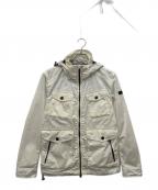 BLACK LABEL CRESTBRIDGEブラックレーベル クレストブリッジ）の古着「ナイロンジャケット」｜ホワイト
