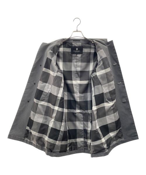 BLACK LABEL CRESTBRIDGE（ブラックレーベル クレストブリッジ）BLACK LABEL CRESTBRIDGE (ブラックレーベル クレストブリッジ) ステンカラーコート グレー サイズ:Ｍの古着・服飾アイテム